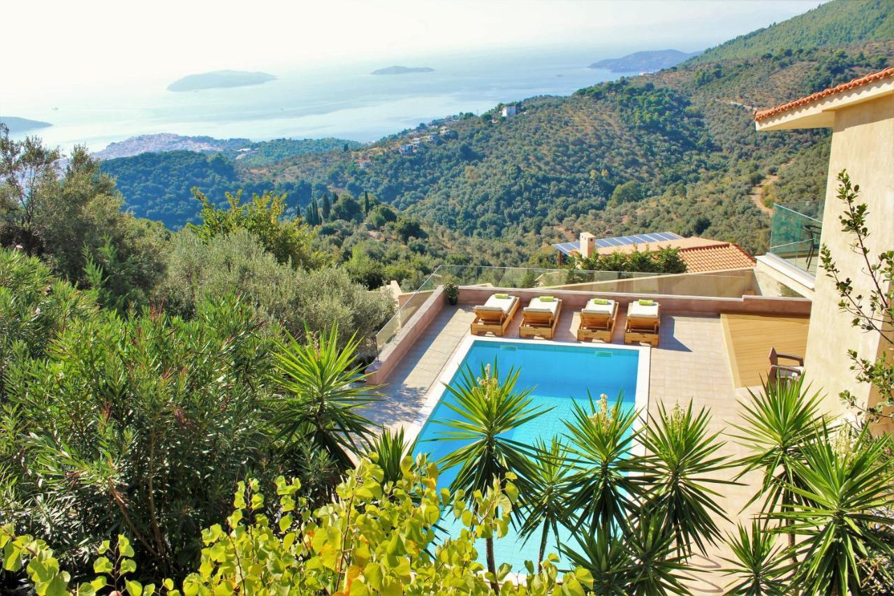 Villa Zaki-1 Premium Moni Evaggelistrias Esterno foto